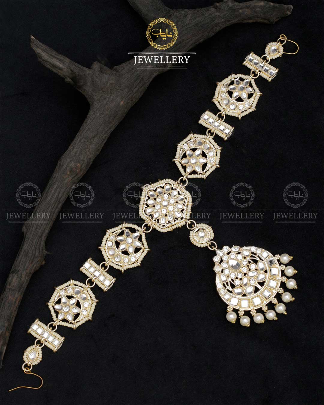 Indian Dubbi kundan sheesh patti A-6028