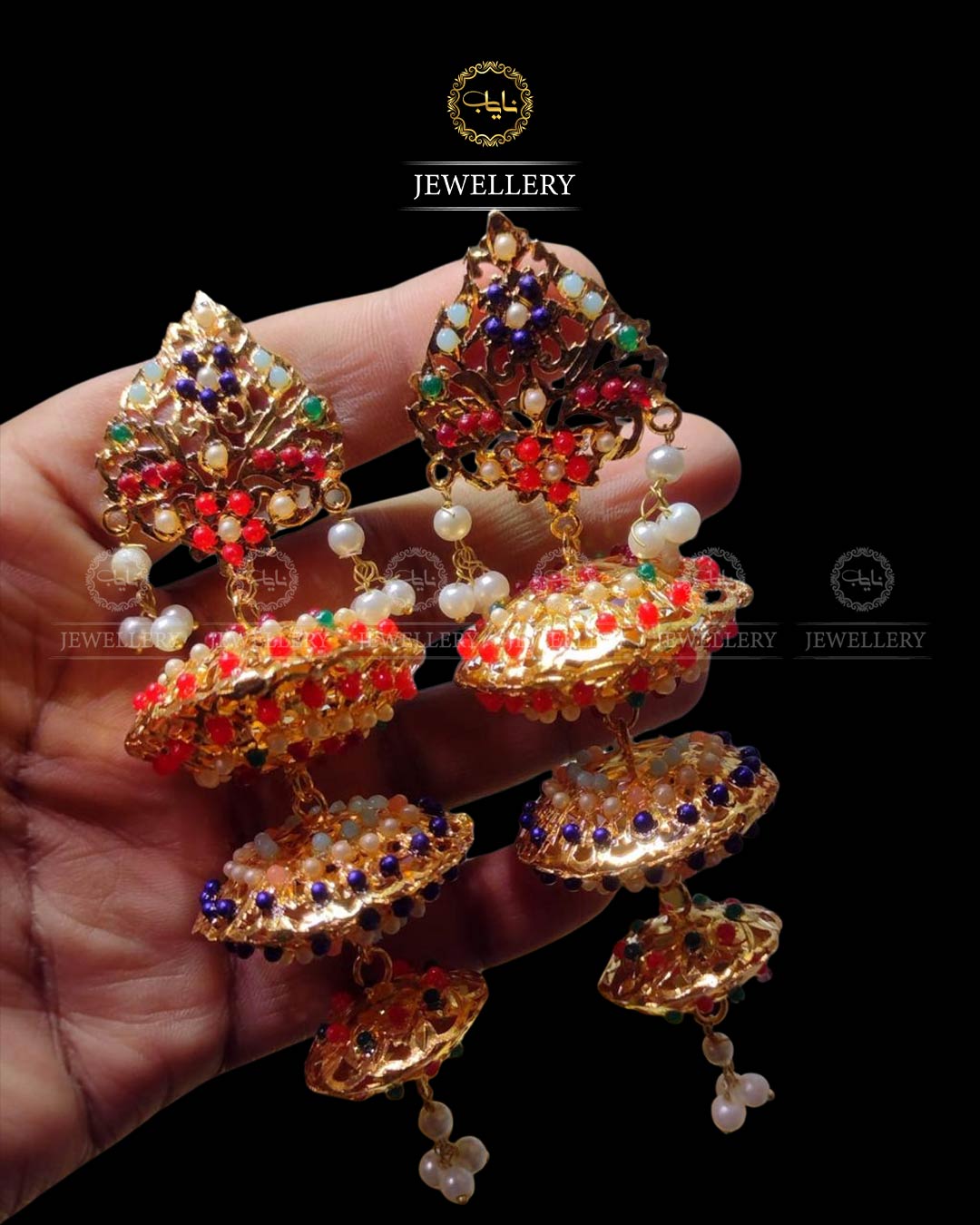 Hyedrabadi Jhumka E-3047
