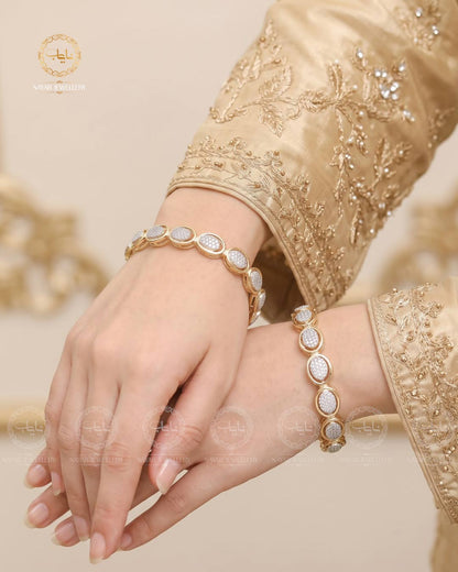 American dimond jarao Bangles (pair)-2453