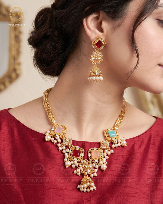 Egyptian Half Mala With Jhumki -2022