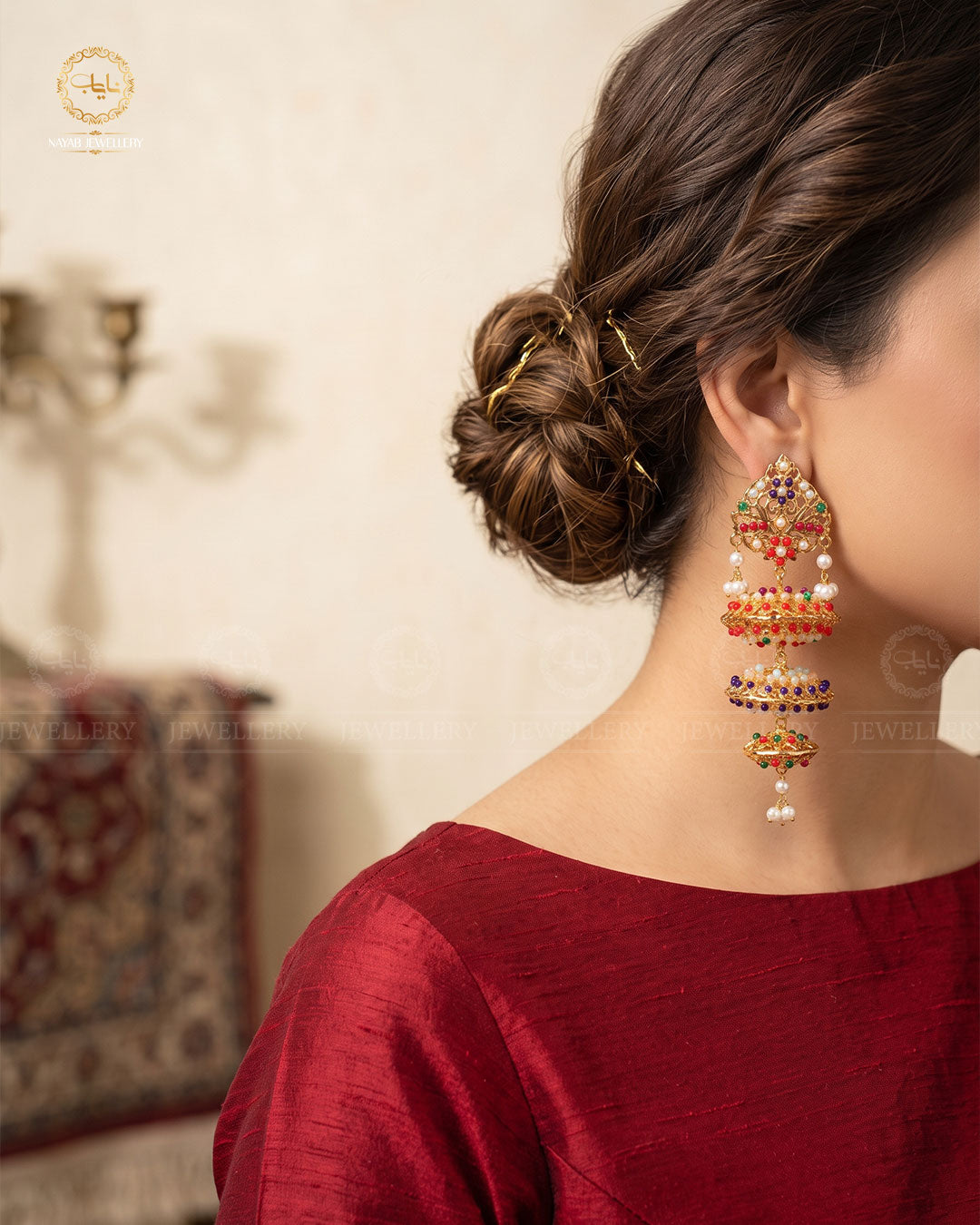 Hyedrabadi Jhumka E-3047