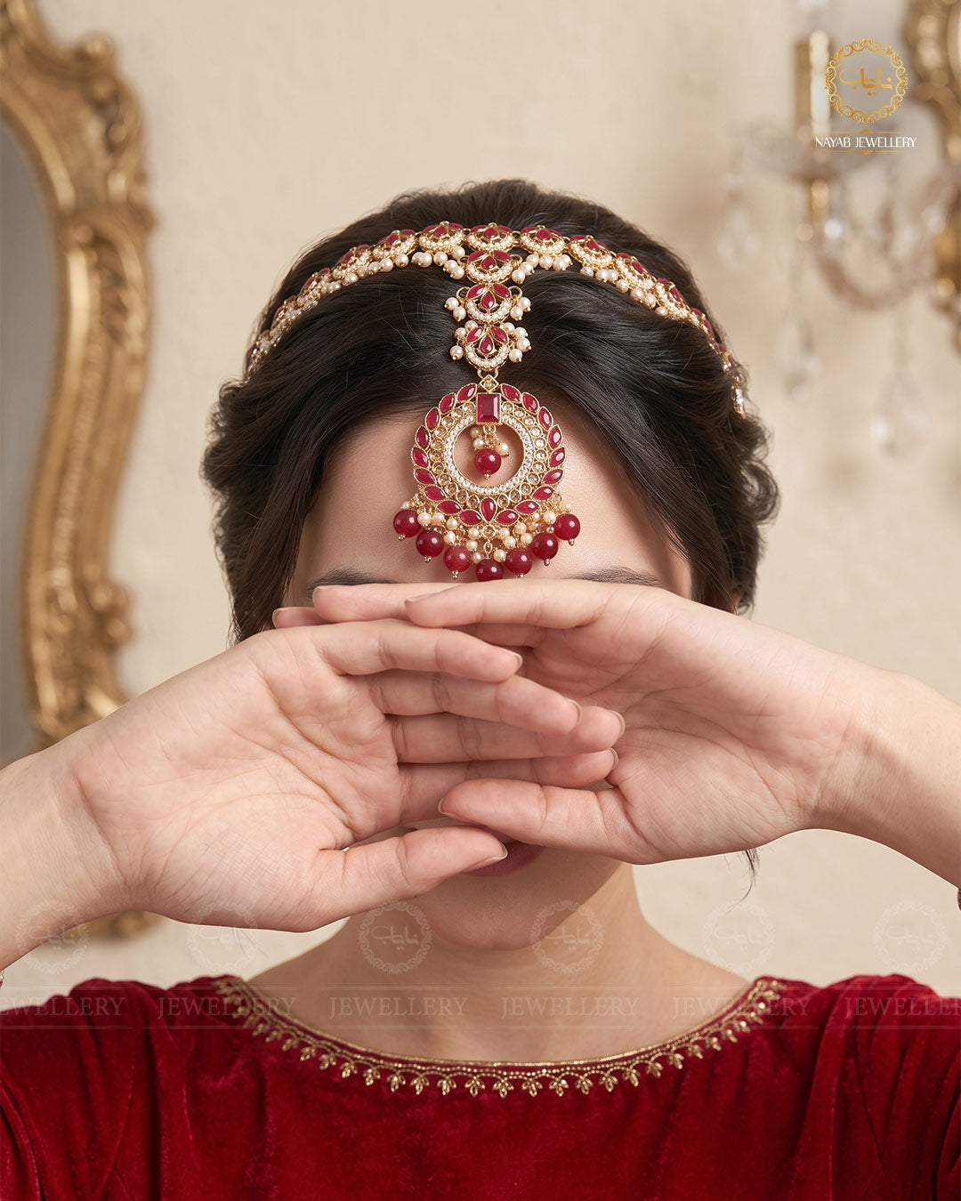 Chand Zarcon Sheesh Patti-2356-Golden