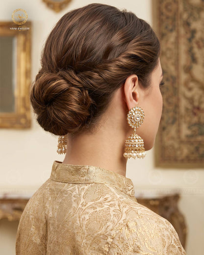 kundan jhumka E-3017