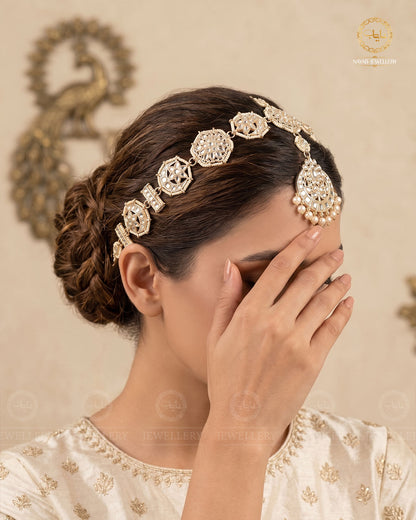 Indian Dubbi kundan sheesh patti A-6028