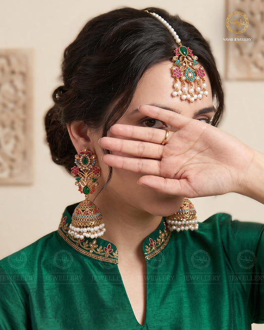 Traditional Noratan Jhumka Tika-2009