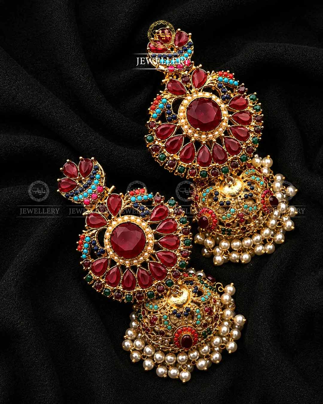 Noratan Big size jhumka -E-100