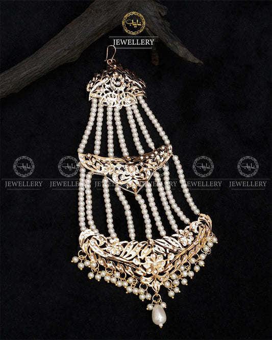 Gold plated Hyedrabadi Jhumer A-6016