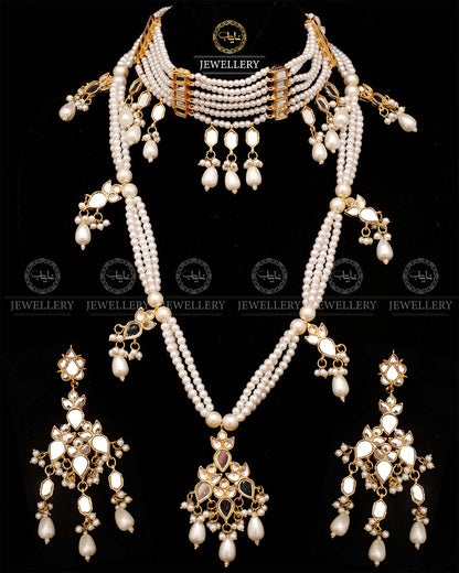 Kundan 5 pcs Combo set -2604 Nayab Jewellery