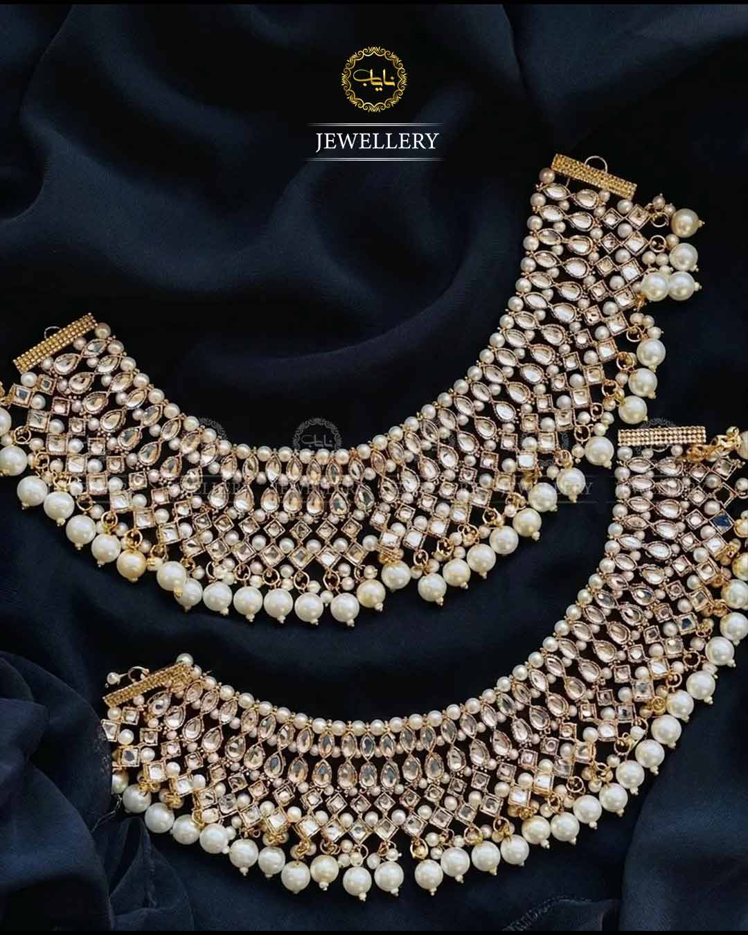 Kundan Anklet pazaib (Pair)-2509
