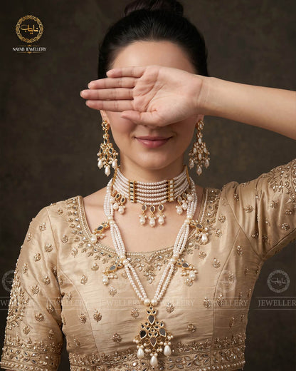 Kundan 4 pcs Combo set -2604