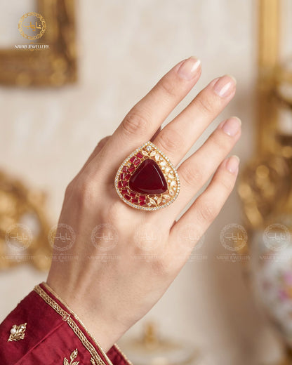 Triangle Zarcon Brig Size Ring (Adjustable)-2843