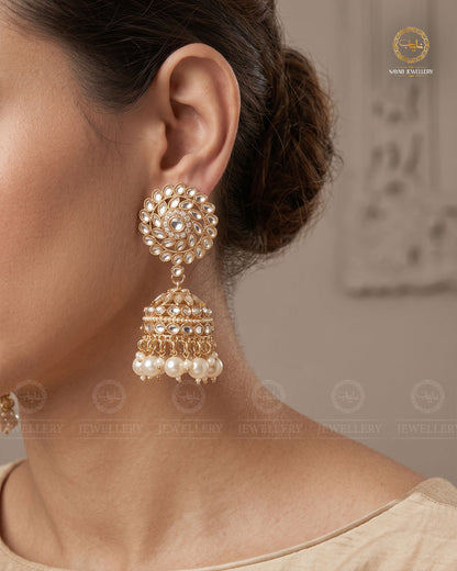 kundan jhumka E-3017