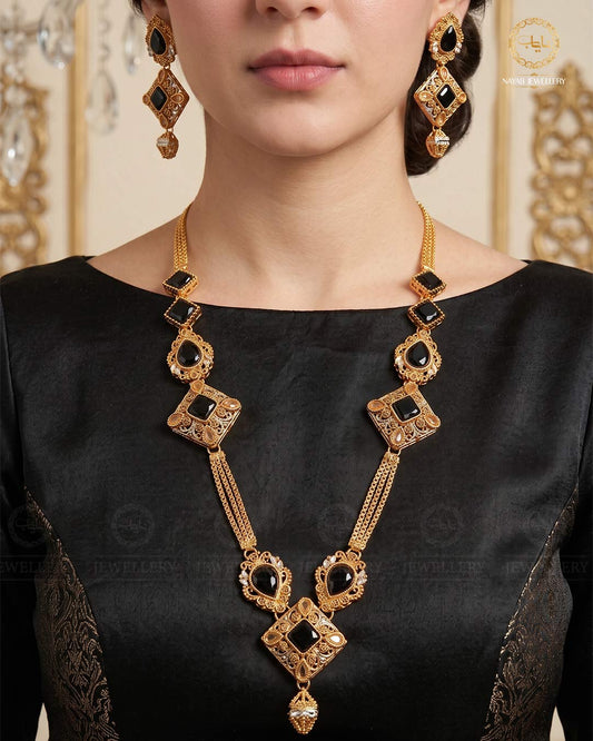 Signature Egyptian Mala With Earring NJ-1497