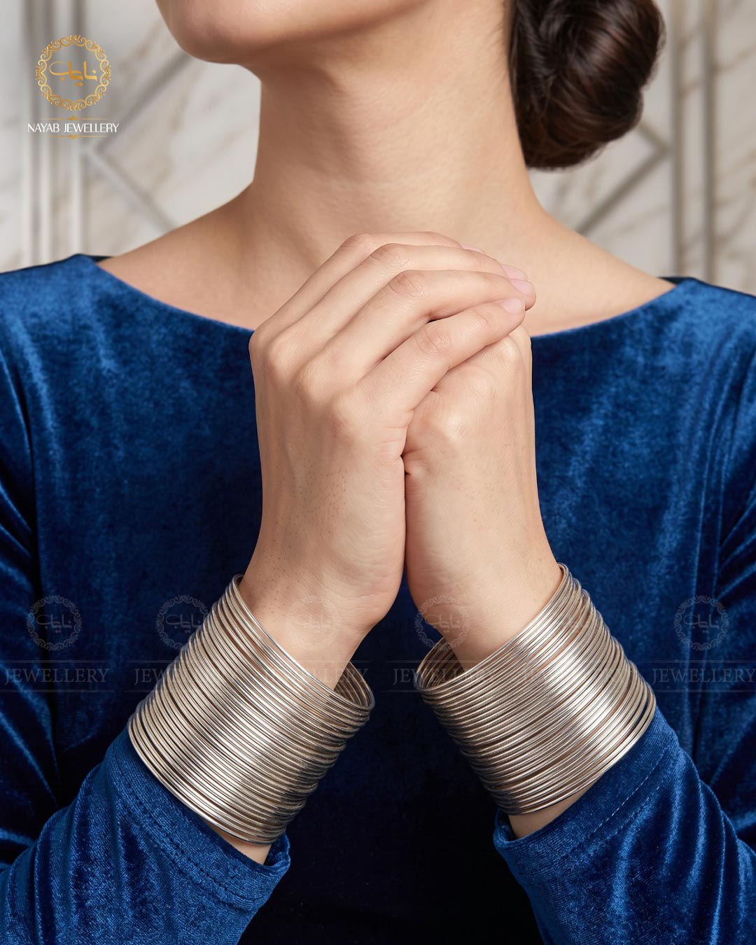 Metal plain 12 pcs Bangles set-2729
