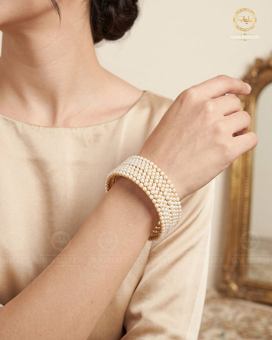 12 pcs Pearl Bangles-2862