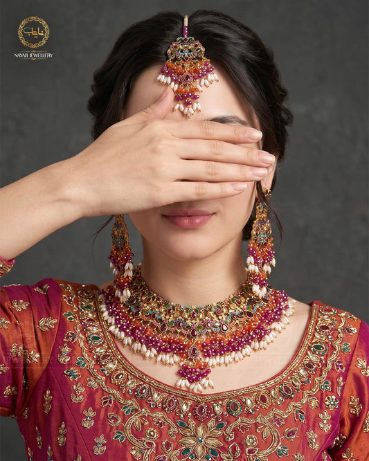 Premium Quality Noratan Bridal set NJ-1895