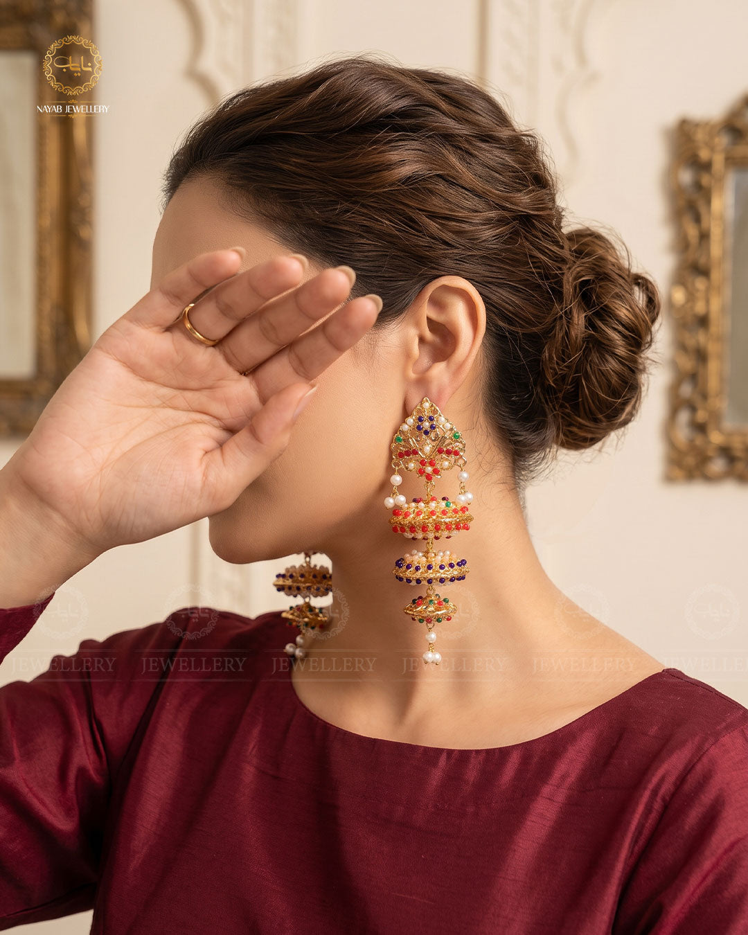 Hyedrabadi Jhumka E-3047
