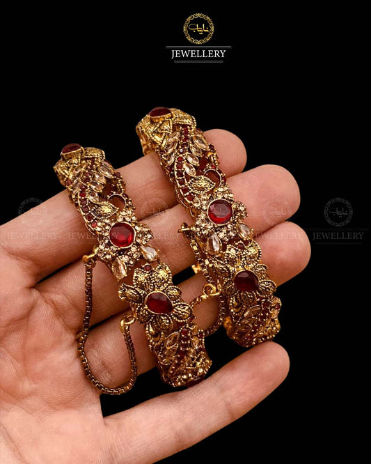 Designer Openable Bangles (pair) BL-5048