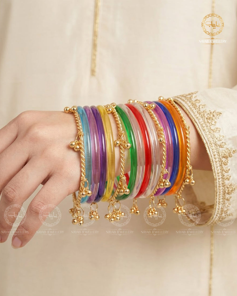 Viral Kashmiri Jelly 16 pcs Bangles set BL-5060