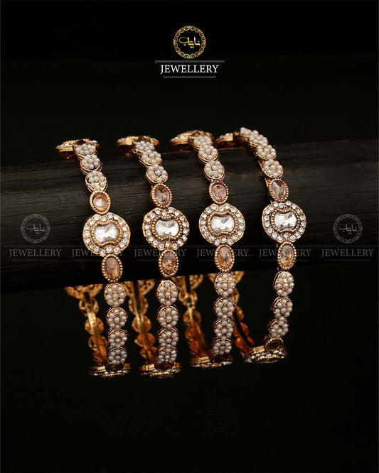 Apple Uncut 4 pcs Bangles BL-5024