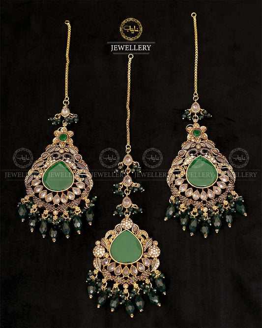 Designer Big size Earrings Tika E-3004