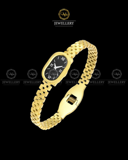 Trending Stainless steel Openable Watch Shape Bracelet BL-515