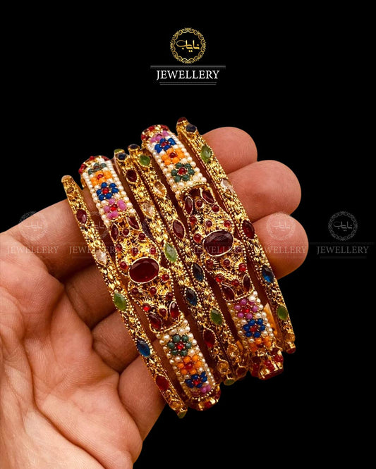 Rp Zarcon 6 pcs Bangles set BL-5043
