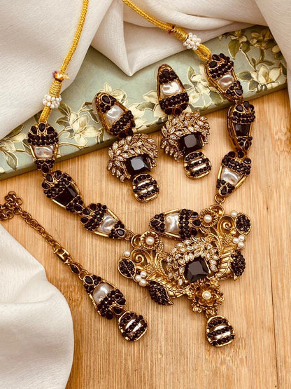 Turkish Mother Pearl Necklace set N-106