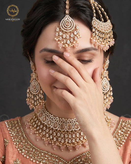 Tayyaba Bridal Set BR-804-Golden