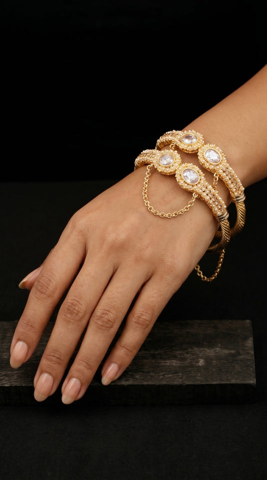 Madrasi Openable Bangles (Pair) BL-5025