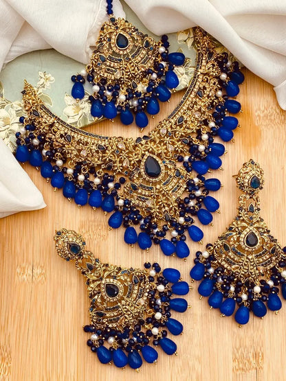 Sultanat Bridal Necklace set-2319 Nayab Jewellery