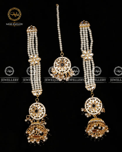 Kundan Jhumka Tika E-3044