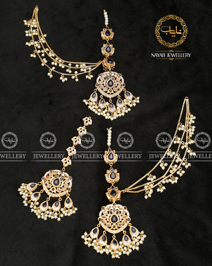 Zirconia Earrings Tika set  E-3034