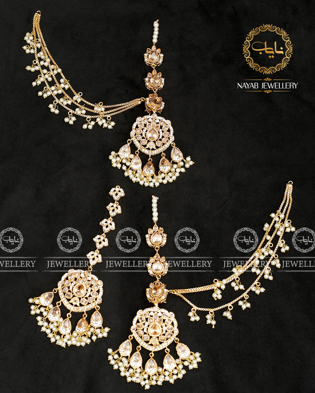 Zirconia Earrings Tika set  E-3034
