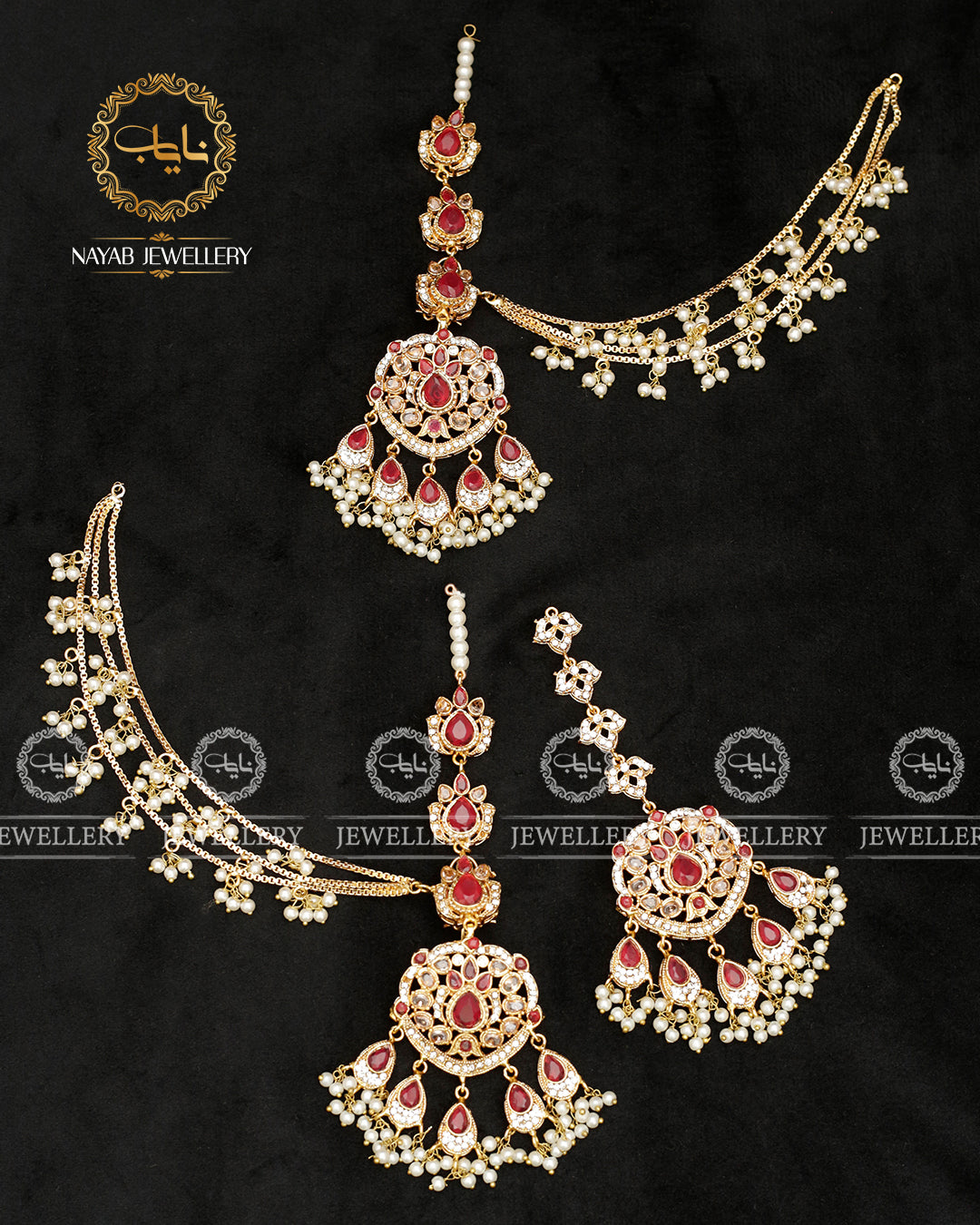 Zirconia Earrings Tika set  E-3034