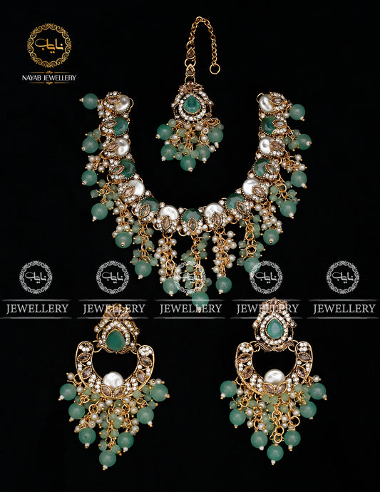 Turkish Mother Pearl Necklace N-1041
