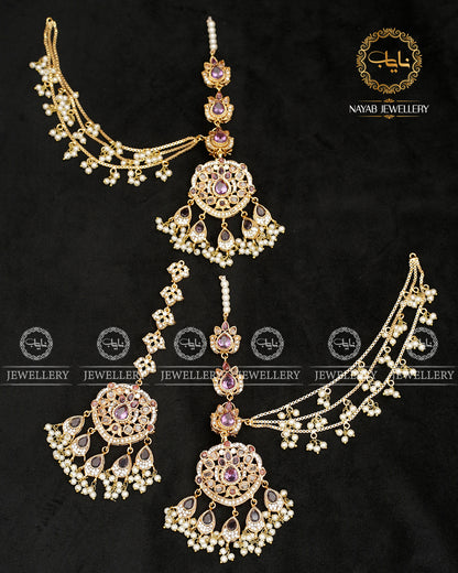 Zirconia Earrings Tika set  E-3034